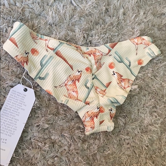 Boys + Arrows Cactus and Fox Bikini Bottom - Picture 9 of 9